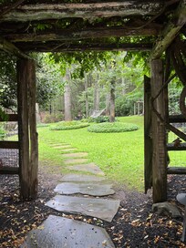 Leading into the backyard