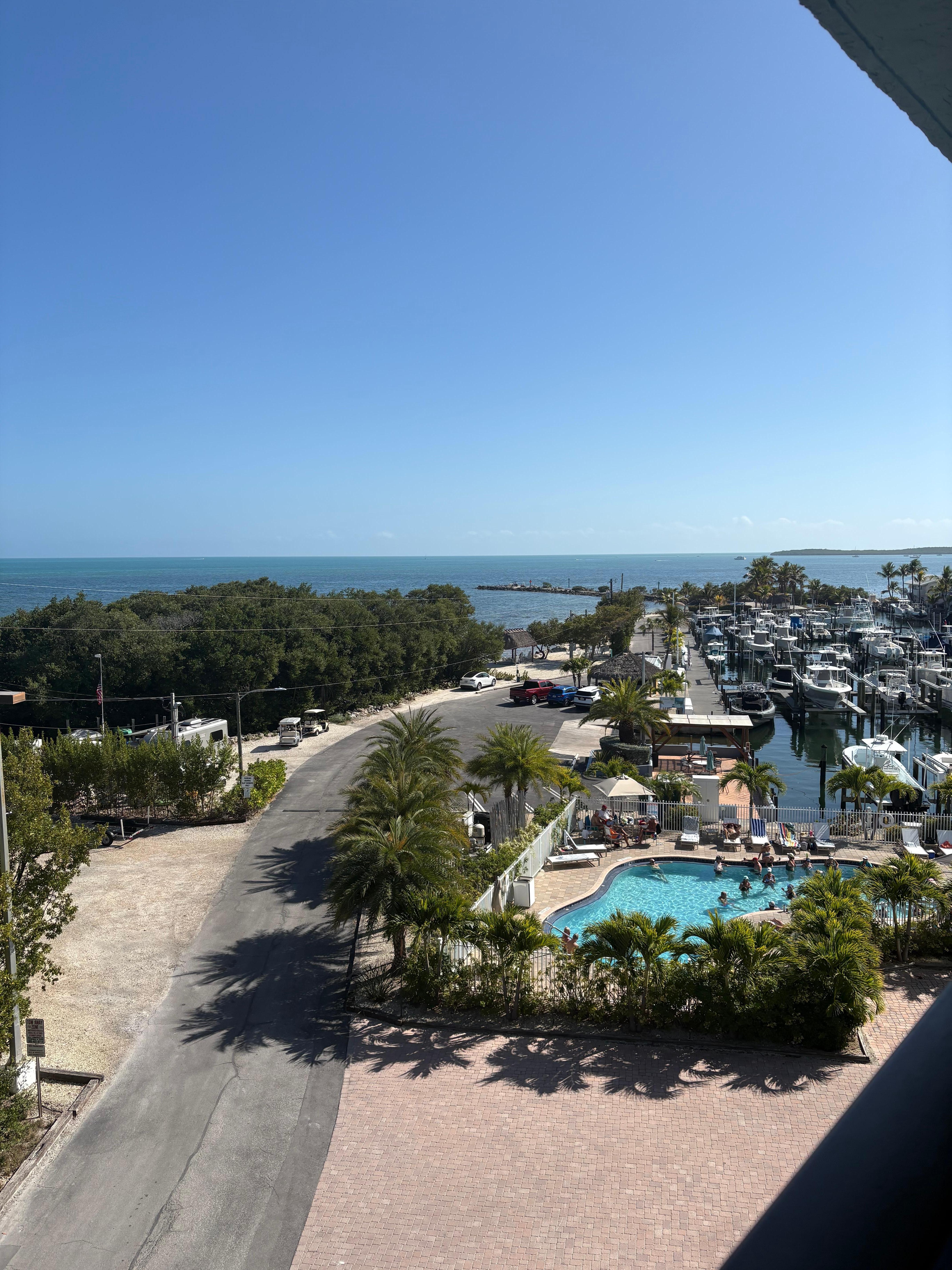 View from our balcony