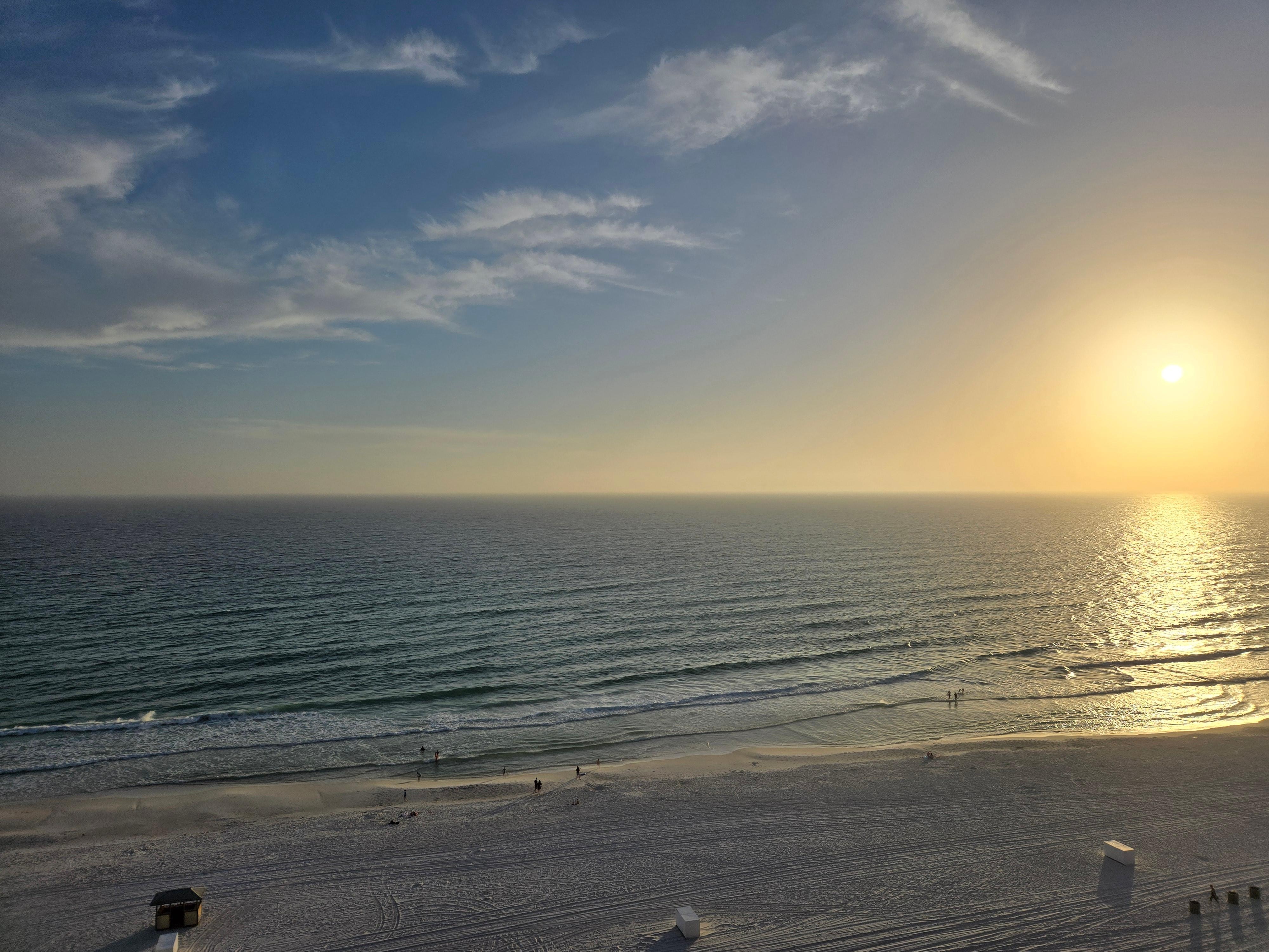 The sunsets were spectacular 