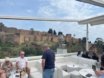 View from roof terrace bar 😍