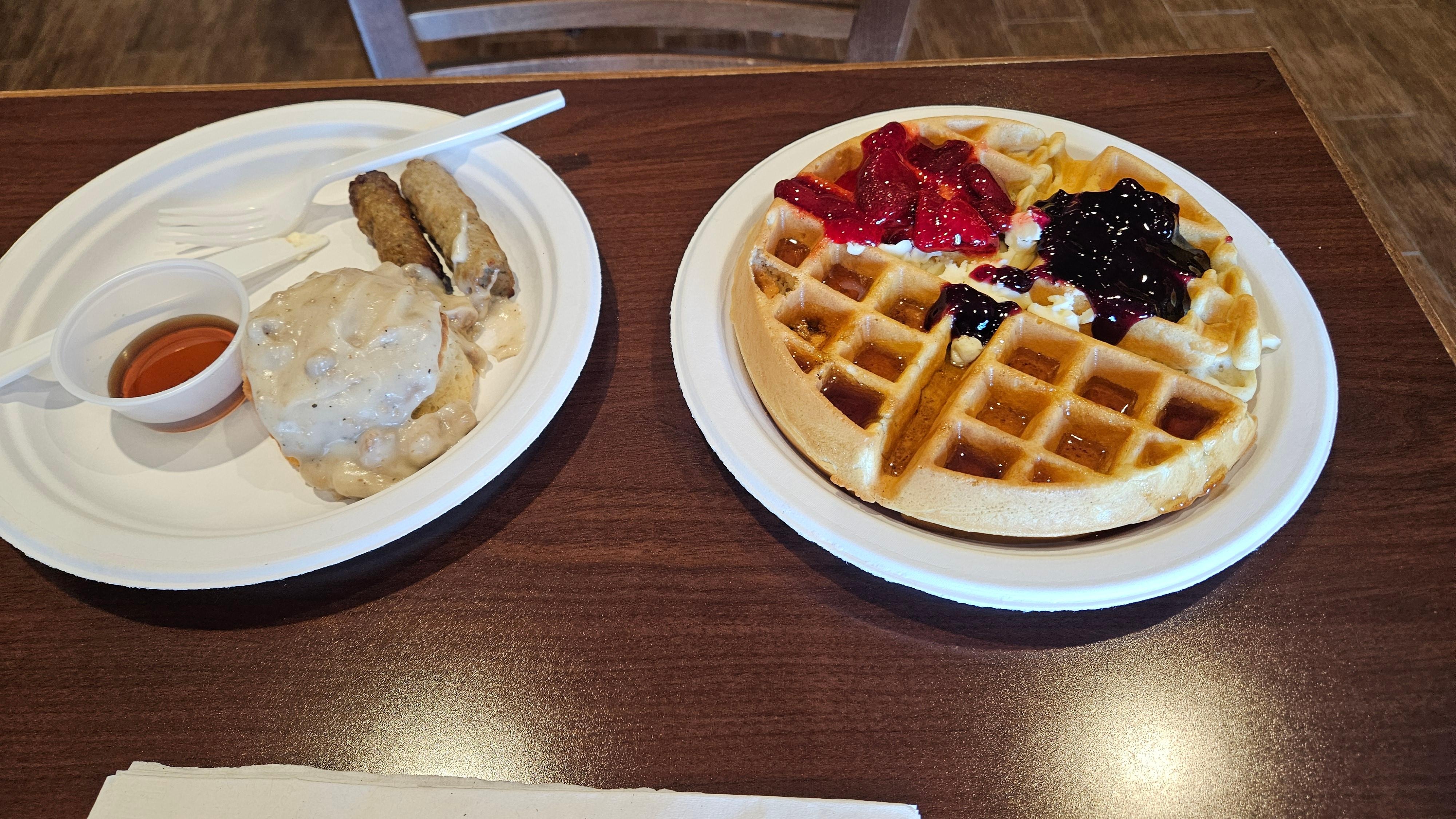Breakfast bar wad excellent! 