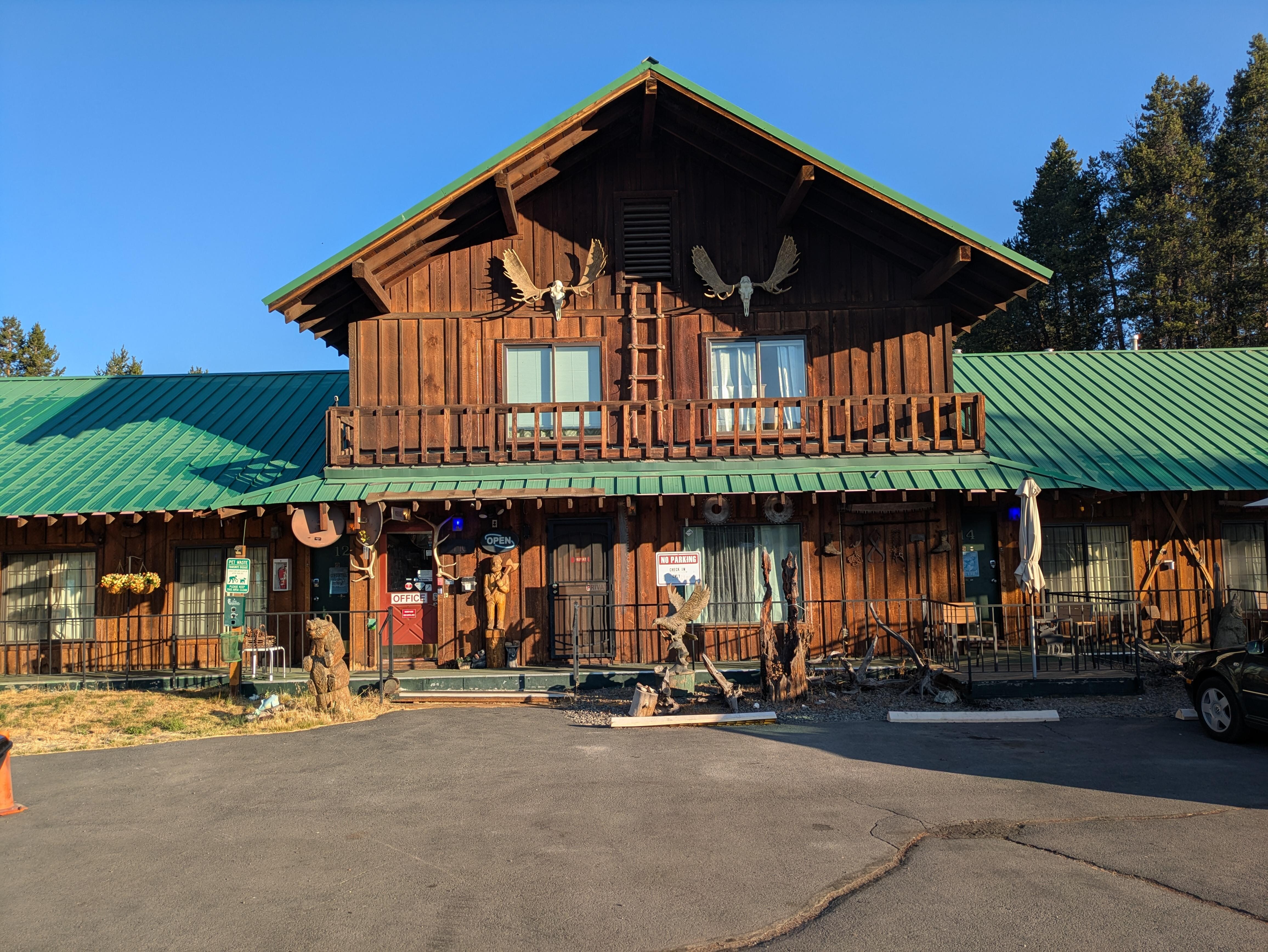 Rustic exterior view.