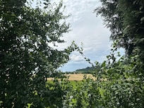 Schöne Aussicht vom Garten