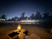 Dinner at the Cove on the beach