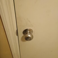 One of many dirty places in our room.