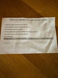 Incorrect wifi information. Overall lack of information.