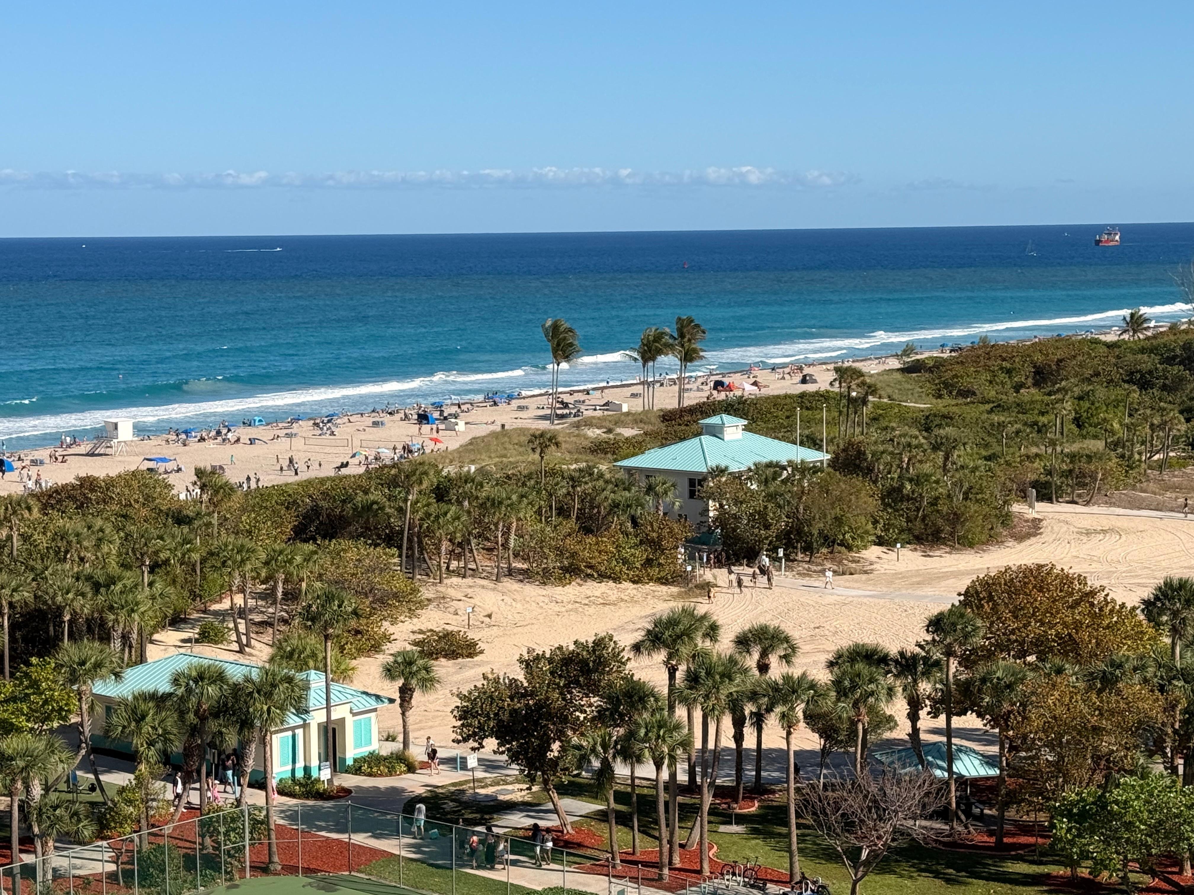 View from balcony in building B