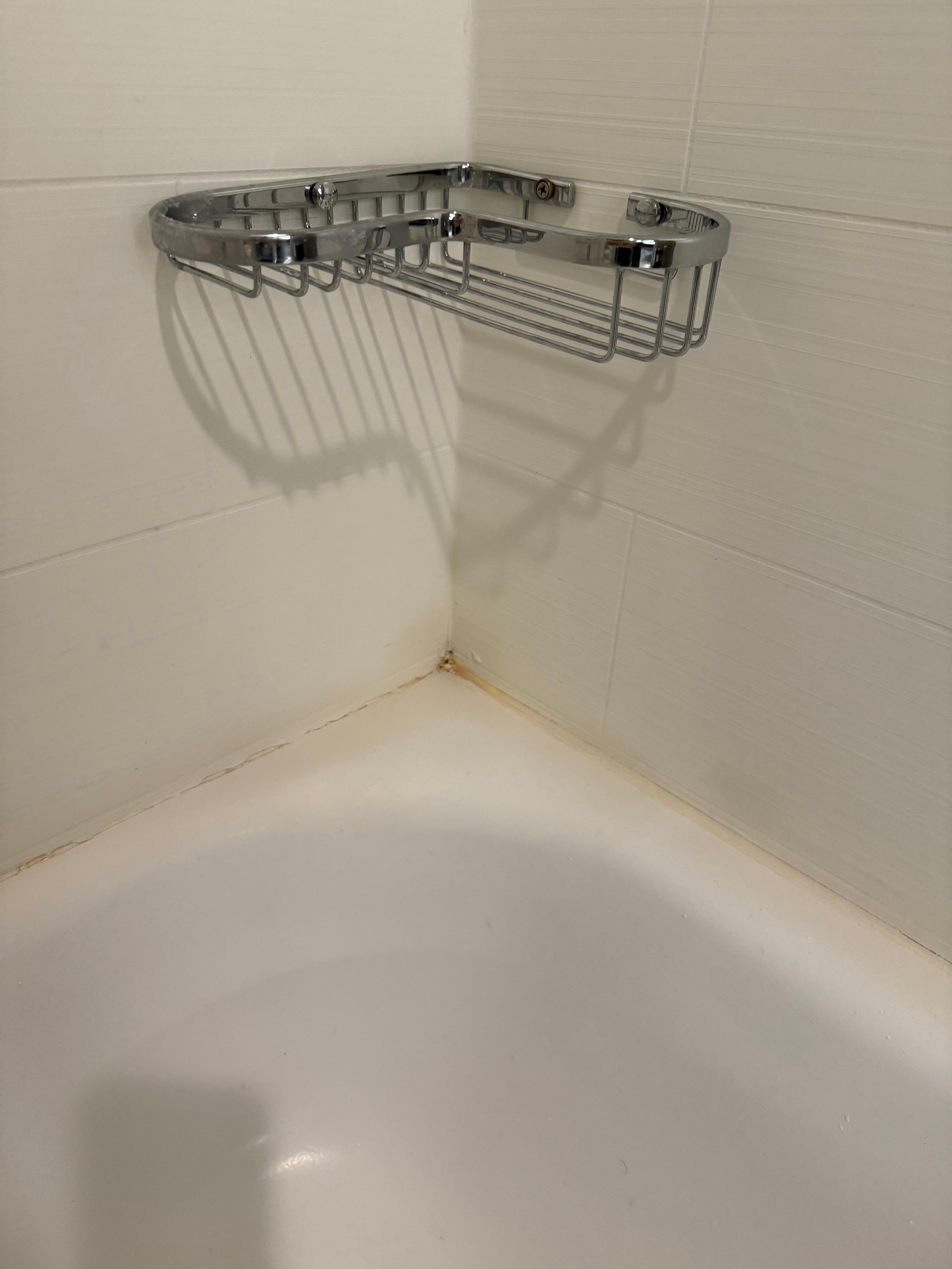 Yellowish something in the bathroom