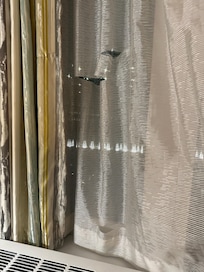 I called the front desk the first day of our stay and requested to send someone to check the drapes/curtain. I remembered a guy name Chris came to our room and check the curtains. Again, he told us that the hotel is in the process of new ownership.