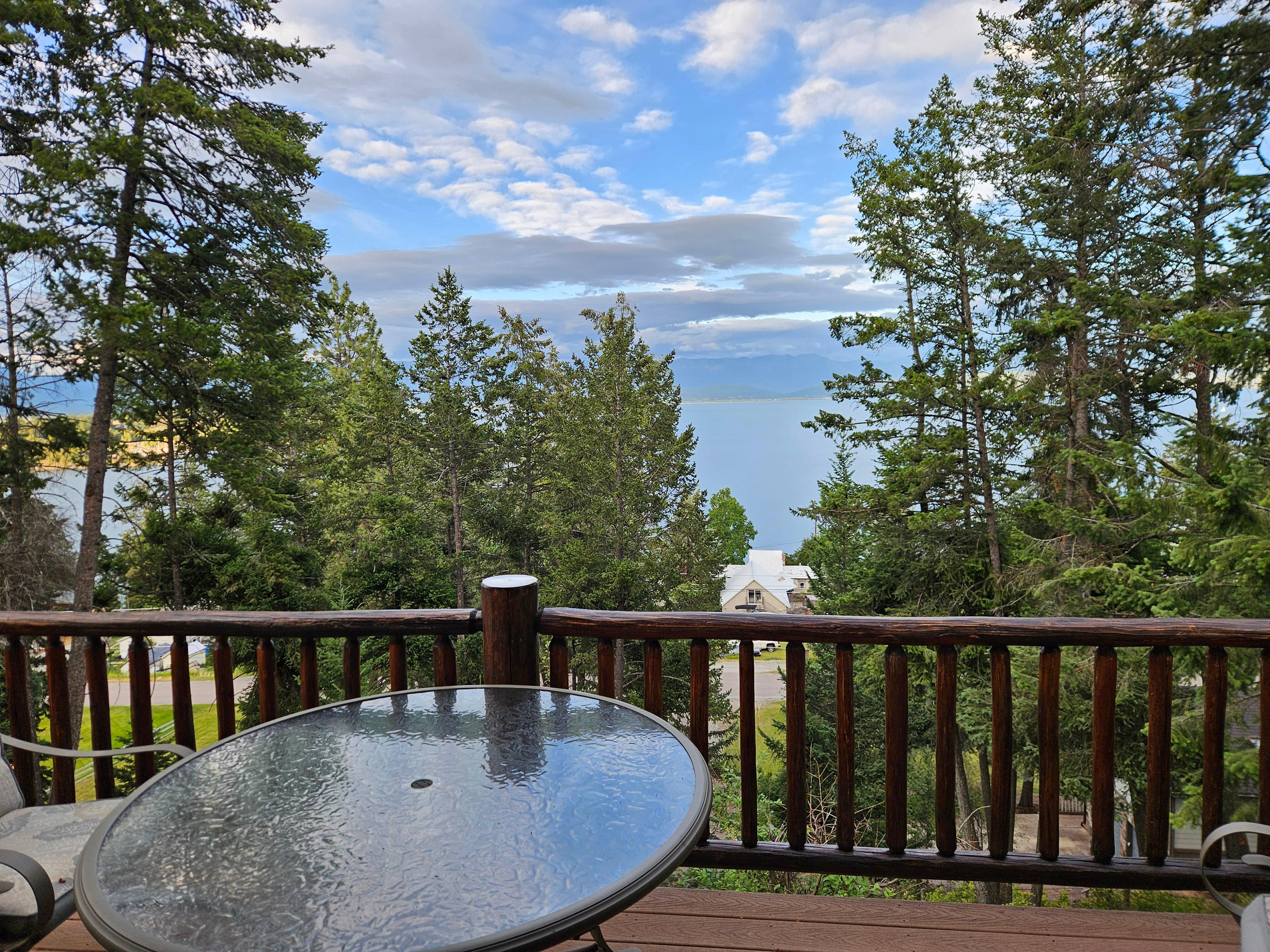 View from the deck. 