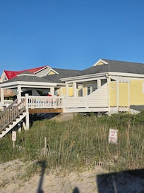 View of the house from the pier