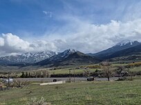 Our mountain view complete with multiple groups of elk through out our stray