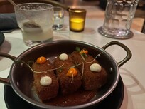 Mac and cheese croquette