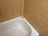 There were random half empty bottles from the prior guest