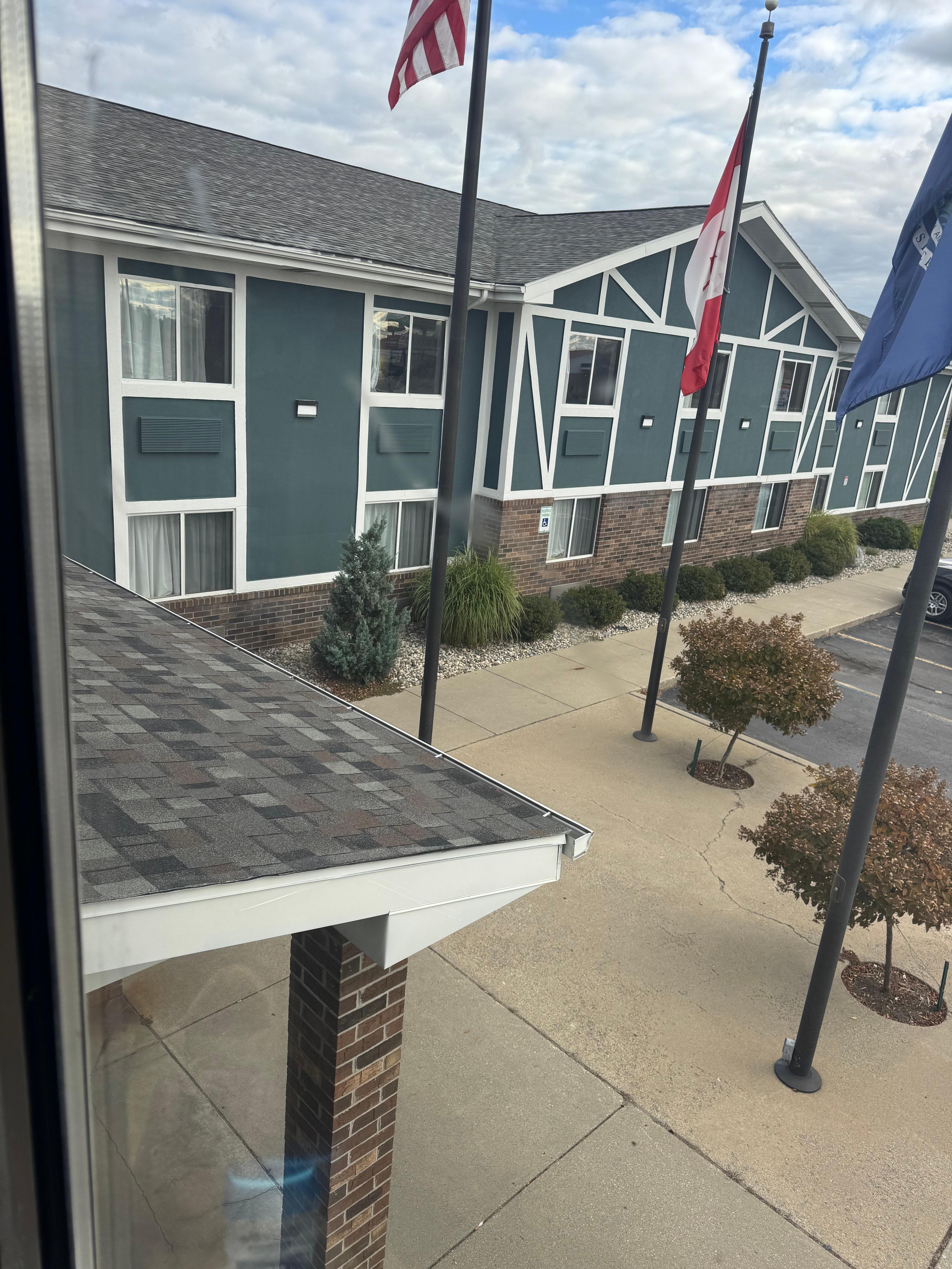 Booger smeared on window