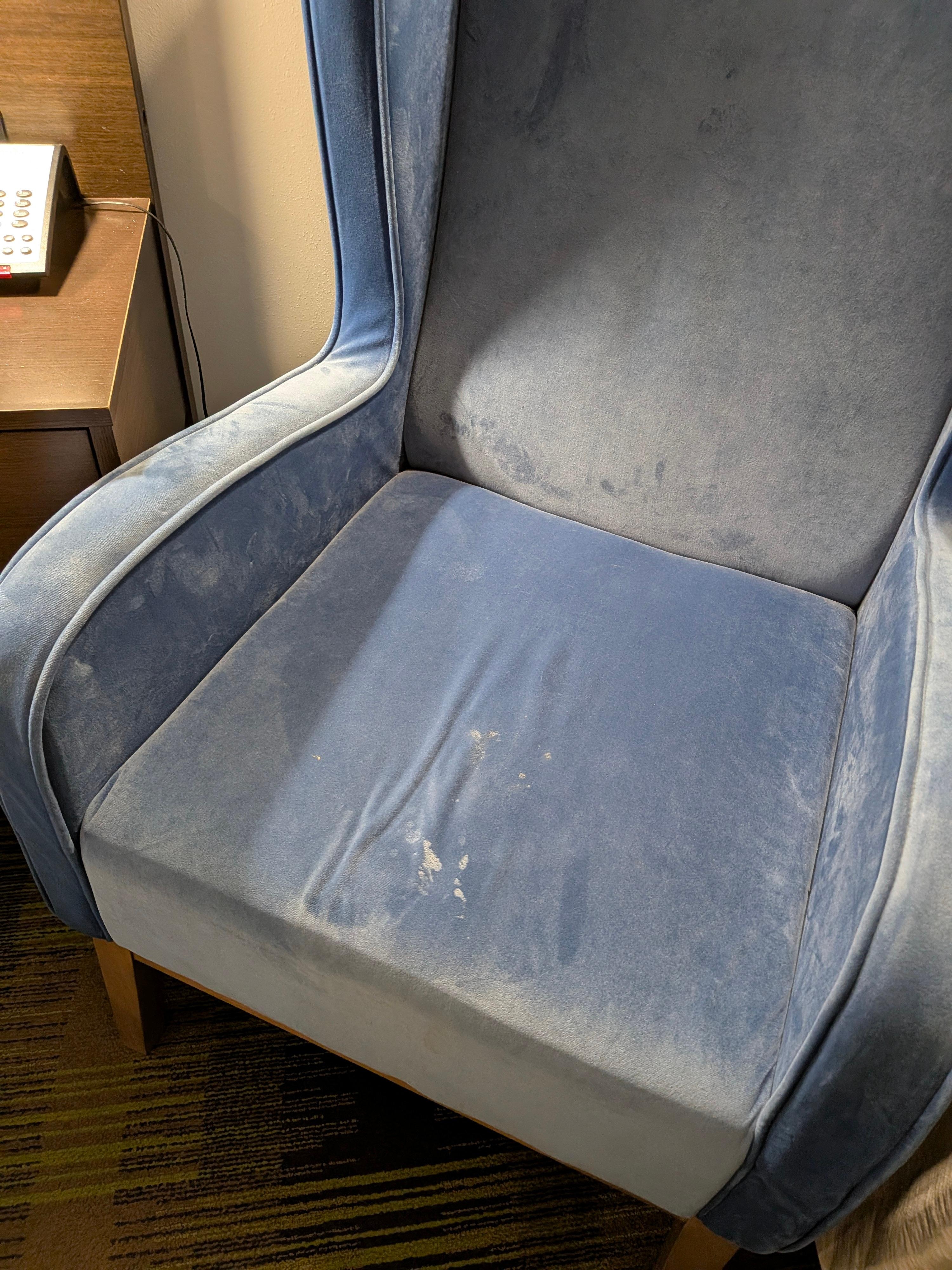 both chairs had yucky biohazards