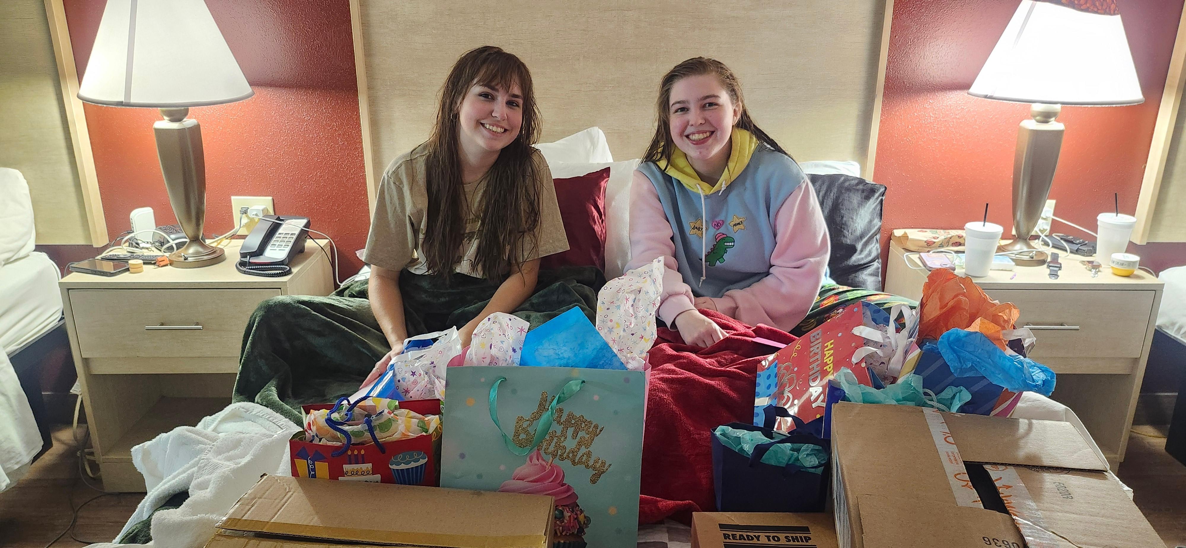 Granddaughters enjoyed both their birthdays at RED ROOF INN & DOLLYWOOD.