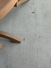 cigarette on ground balcony
