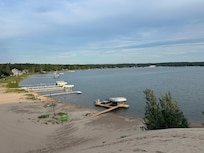 View from the e Dunes just to the right of the house