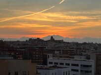 Skyline towards old town, the Cathedral can be seen