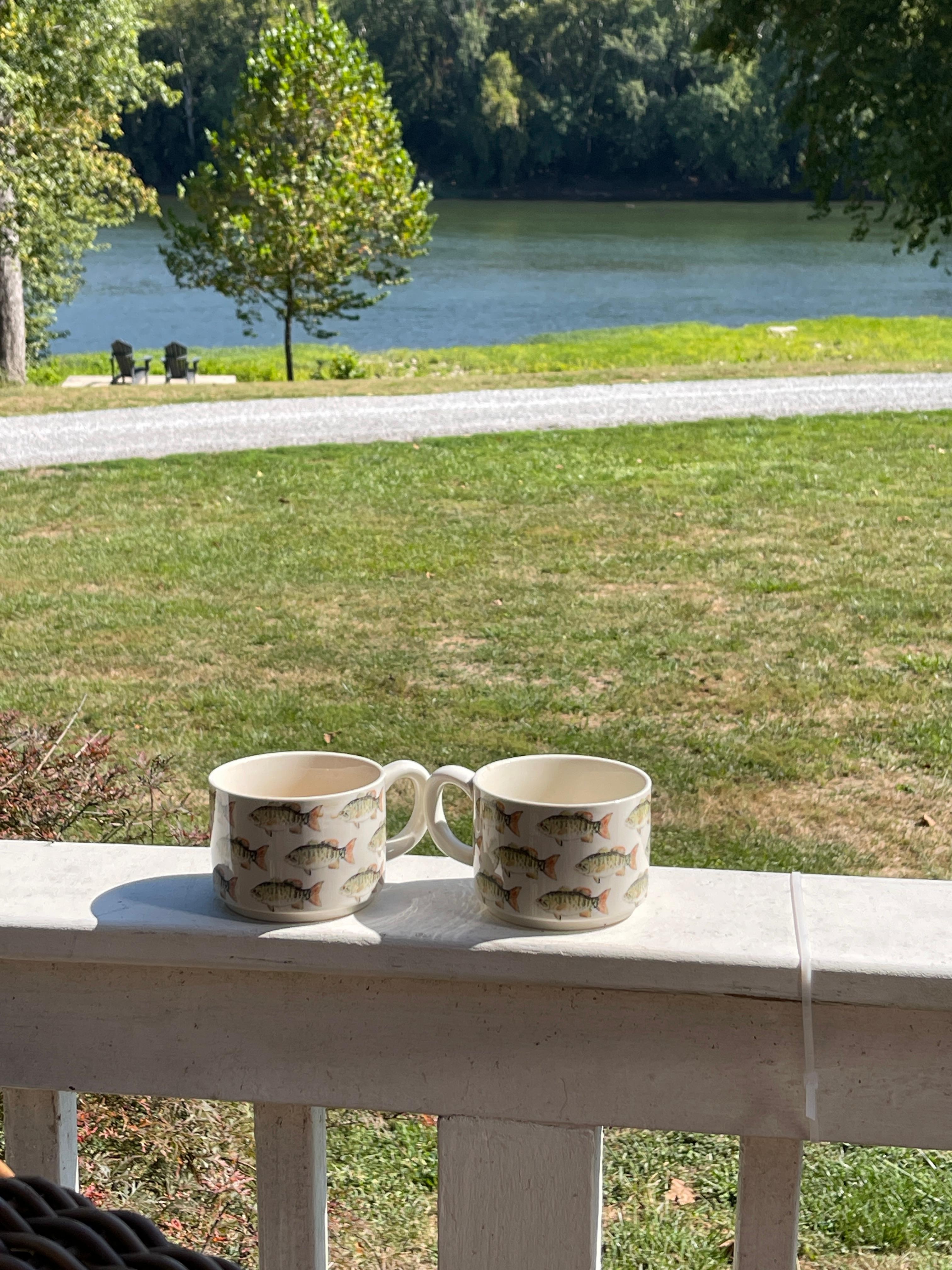 Morning coffee on front deck