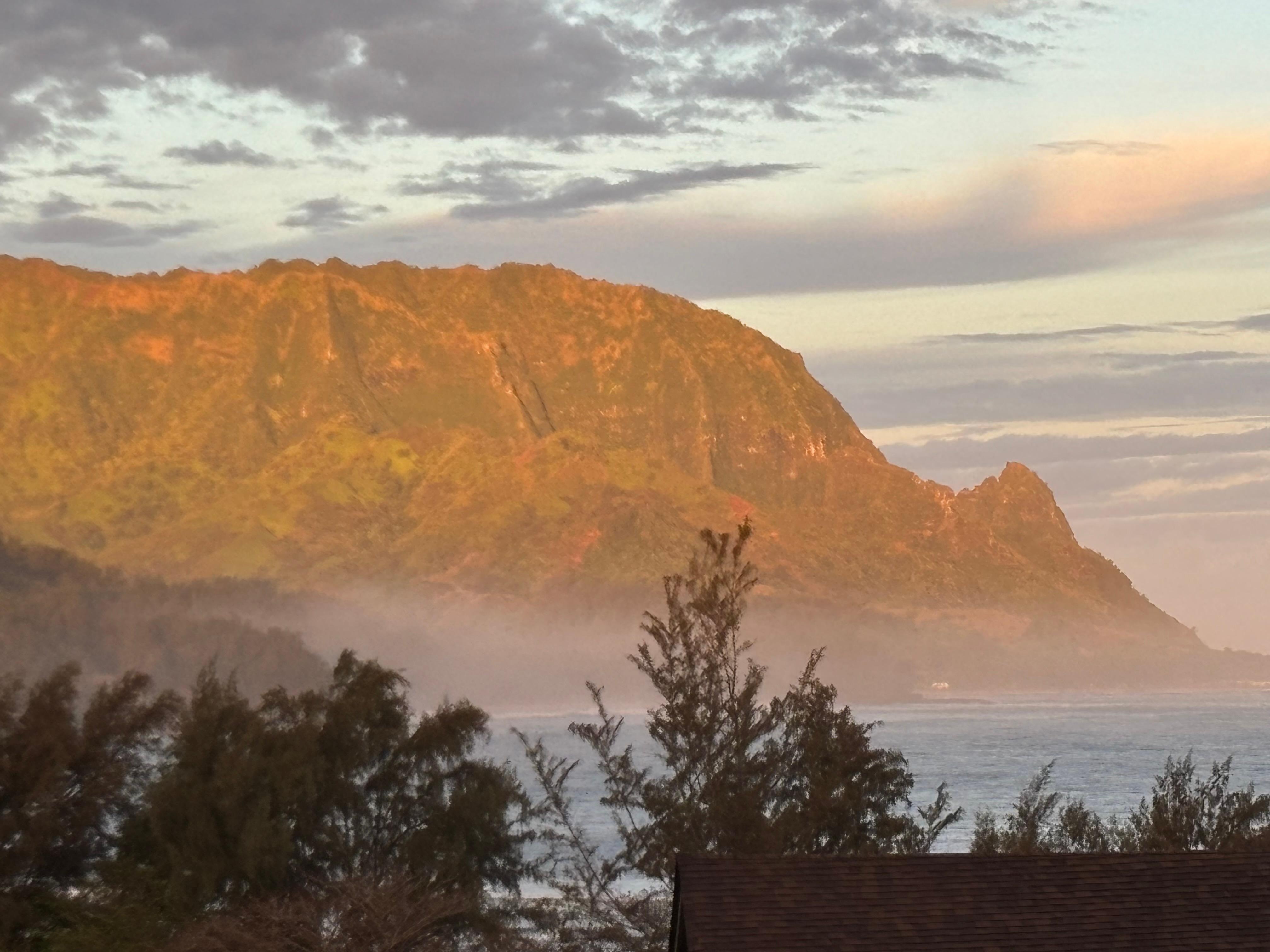 Sunrise on the lanai! 