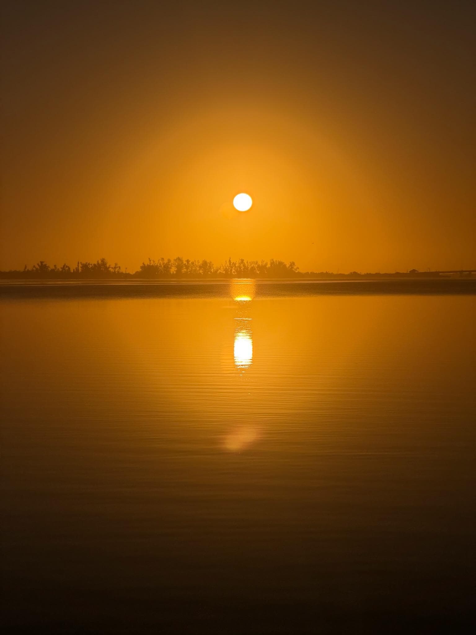 Sunrise sitting at the dock. Just steps away.