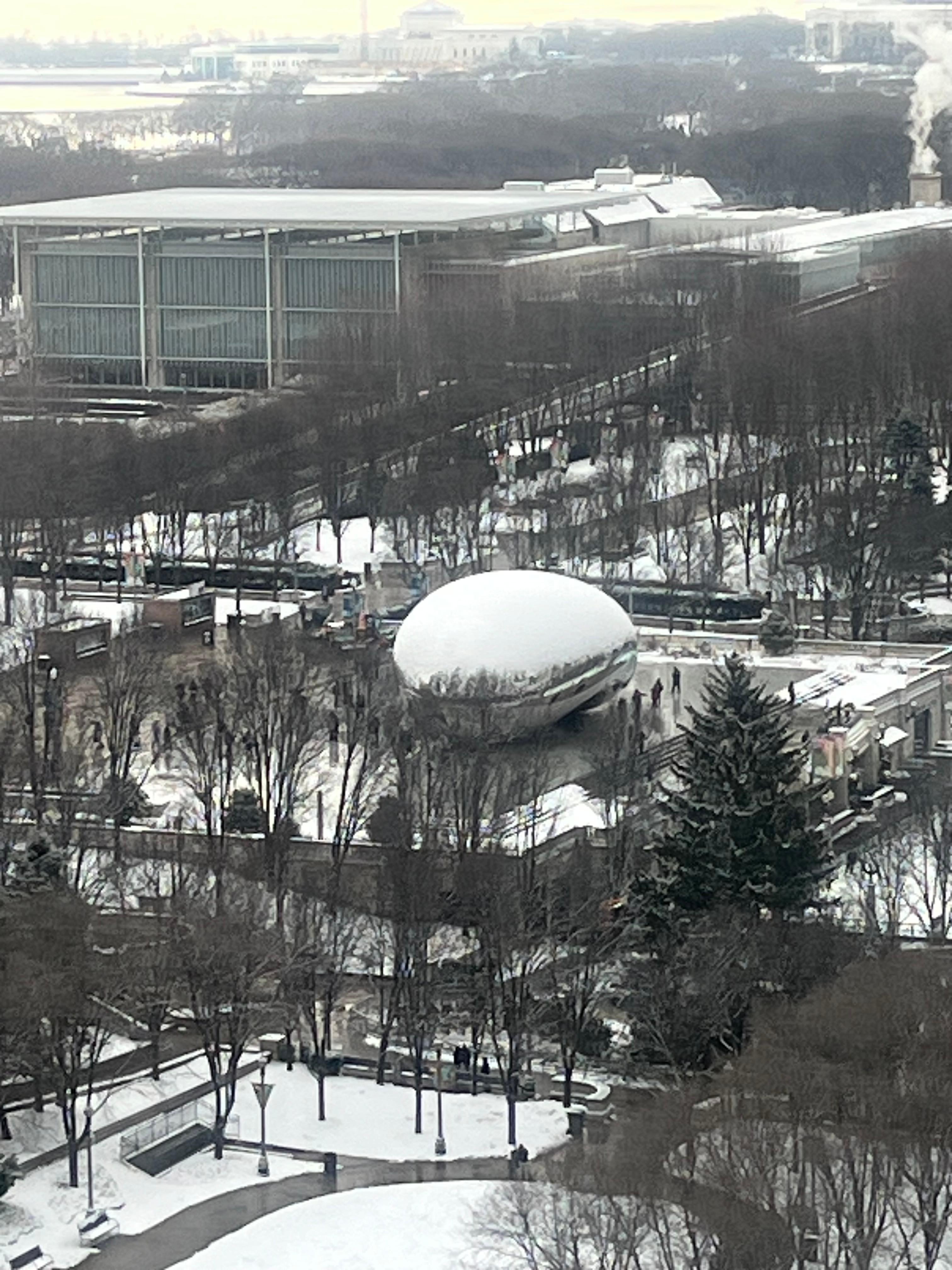 excellent view of Cloud gate from our room
