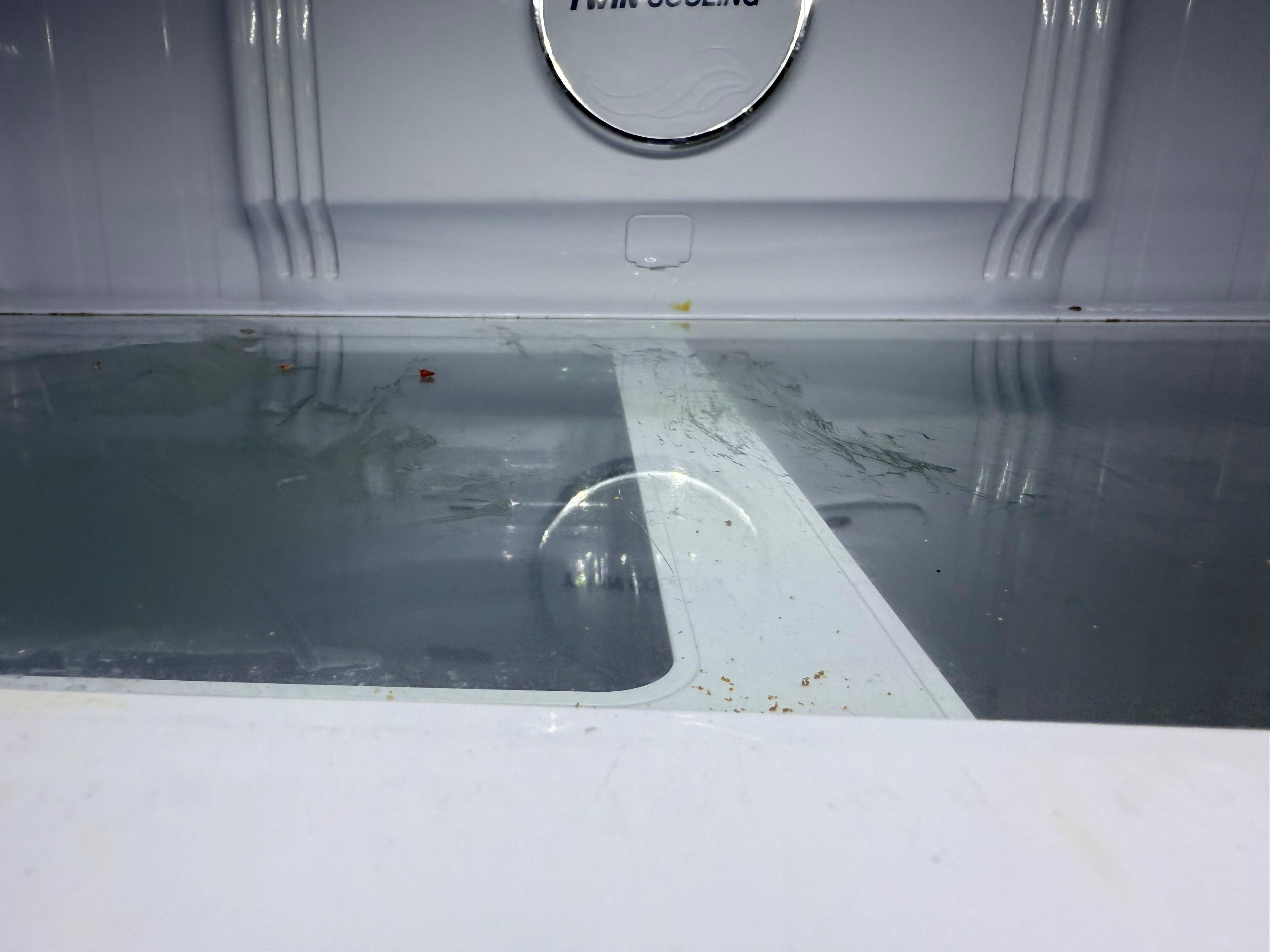 Dirty fridge upon arrival