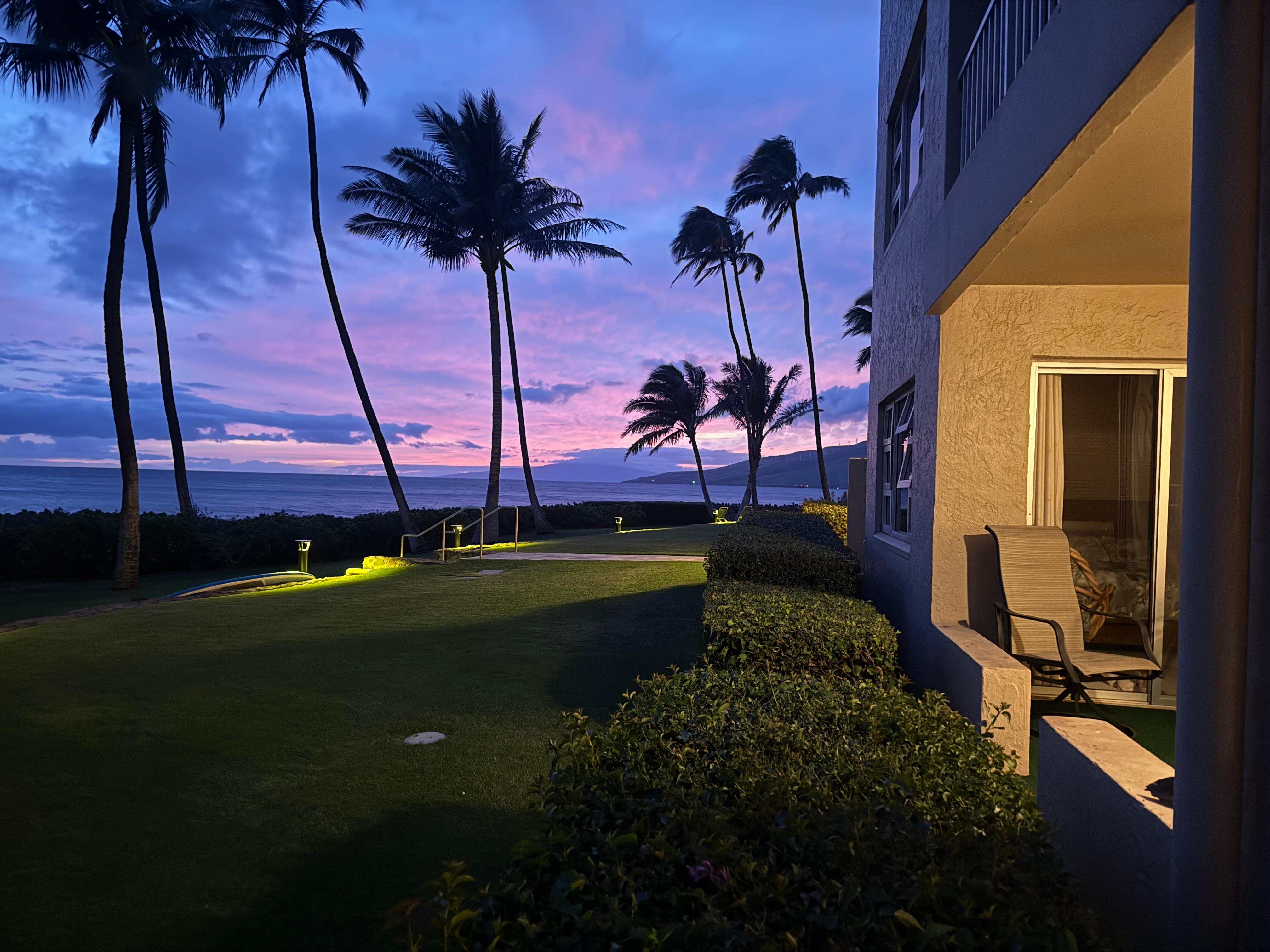 Sunset from lanai