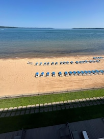 Beach front from 3rd floor balcony