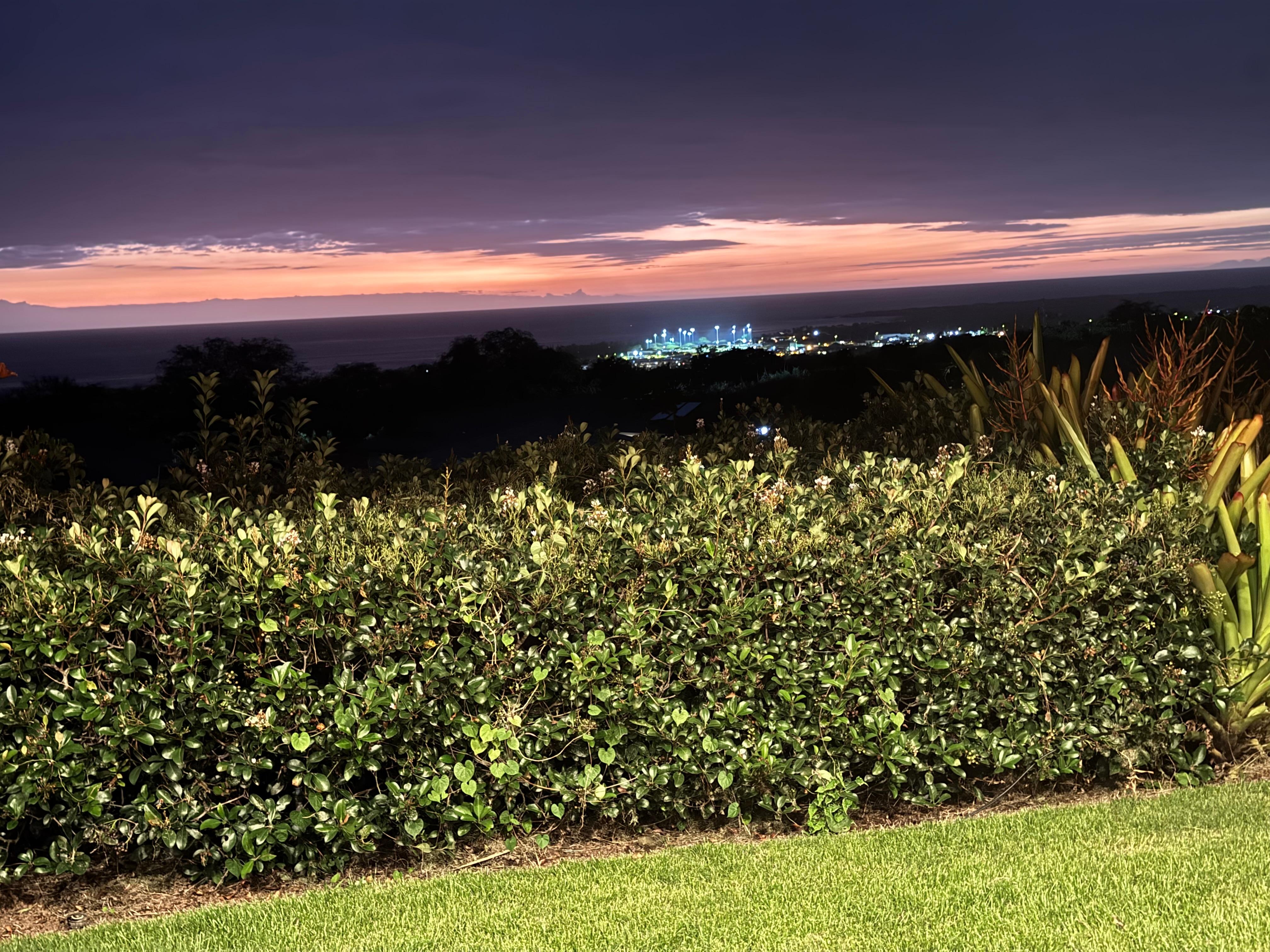 After sunset from lanai