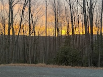 Beautiful sunset from front porch.