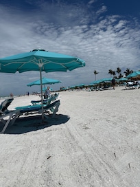 Beach was clean beautiful!