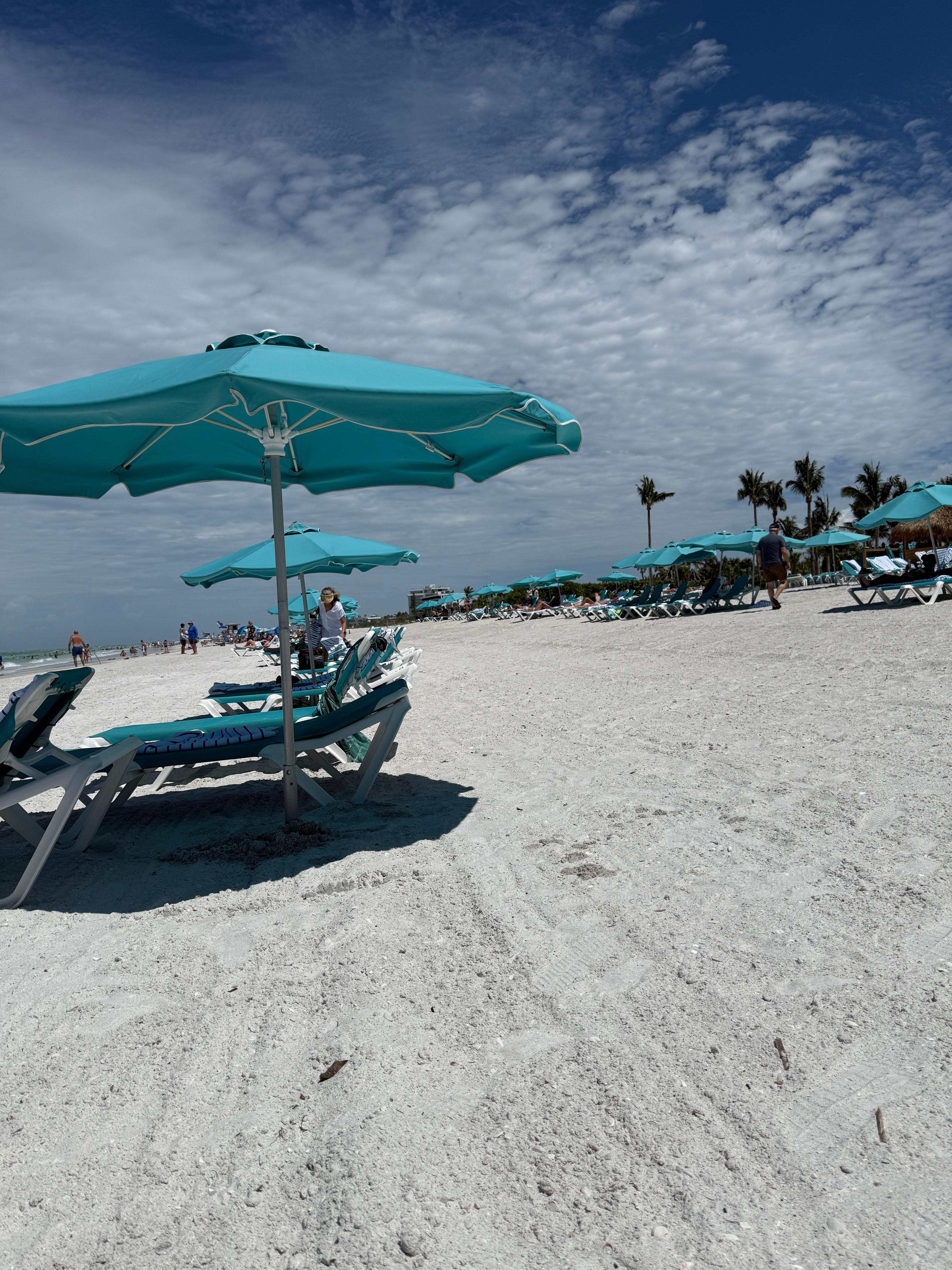 Beach was clean beautiful!