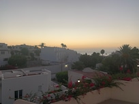 Utsikt från vår lilla balkong