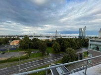 Uitzicht over Riga vanaf dakterras