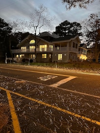 House at night
