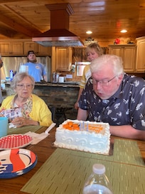 Birthday celebration the last night