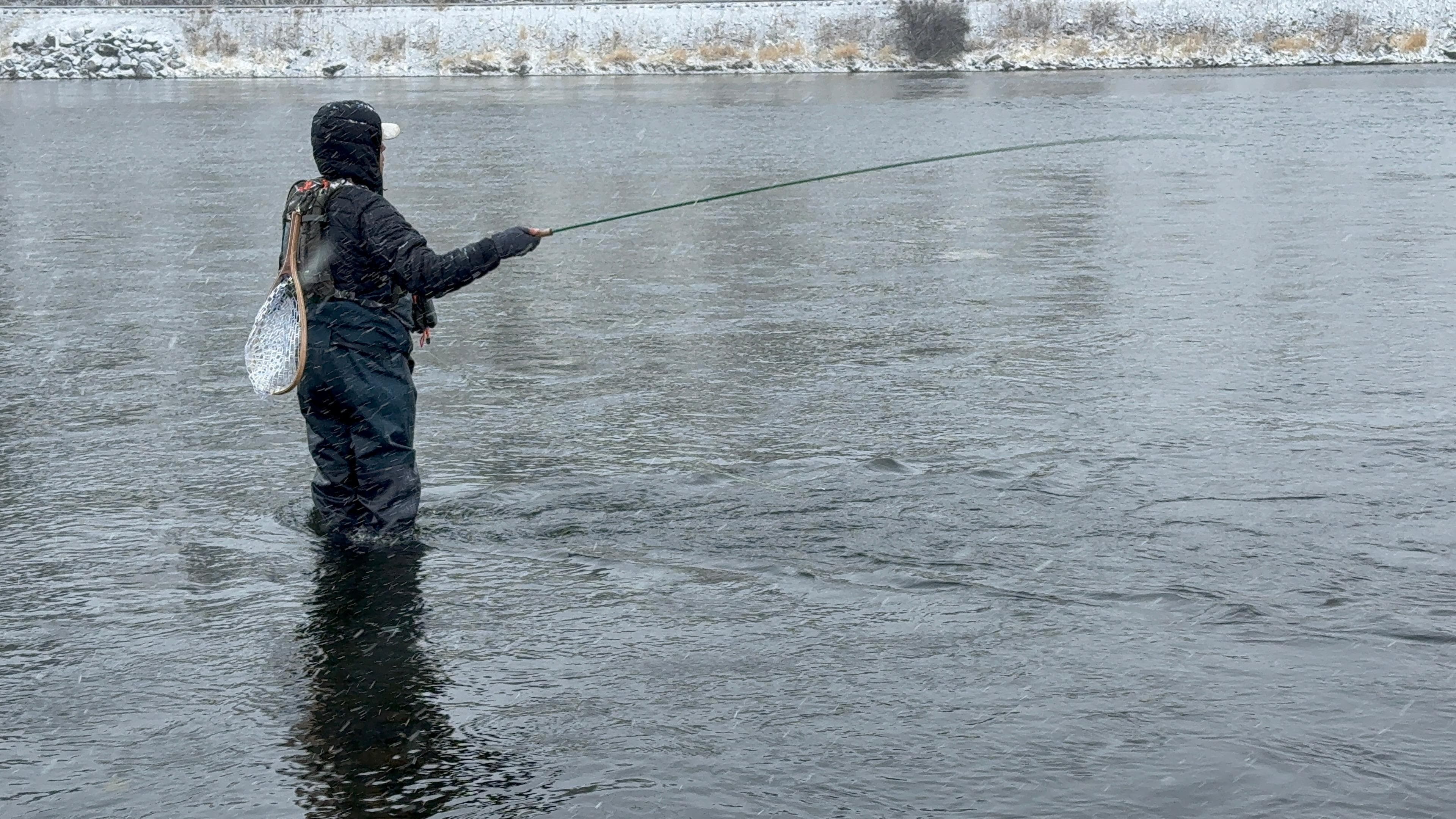 Fishing from the backyard!