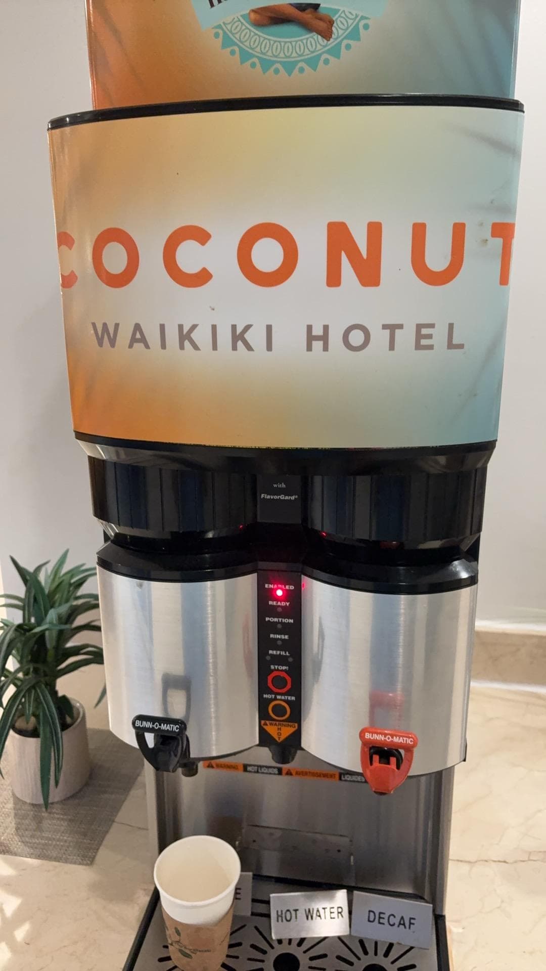 Excellent coffee