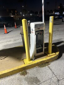 Panel missing at parking area