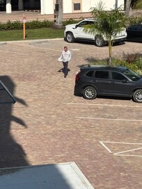 Walking from grocery store