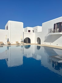 Hotel pool area