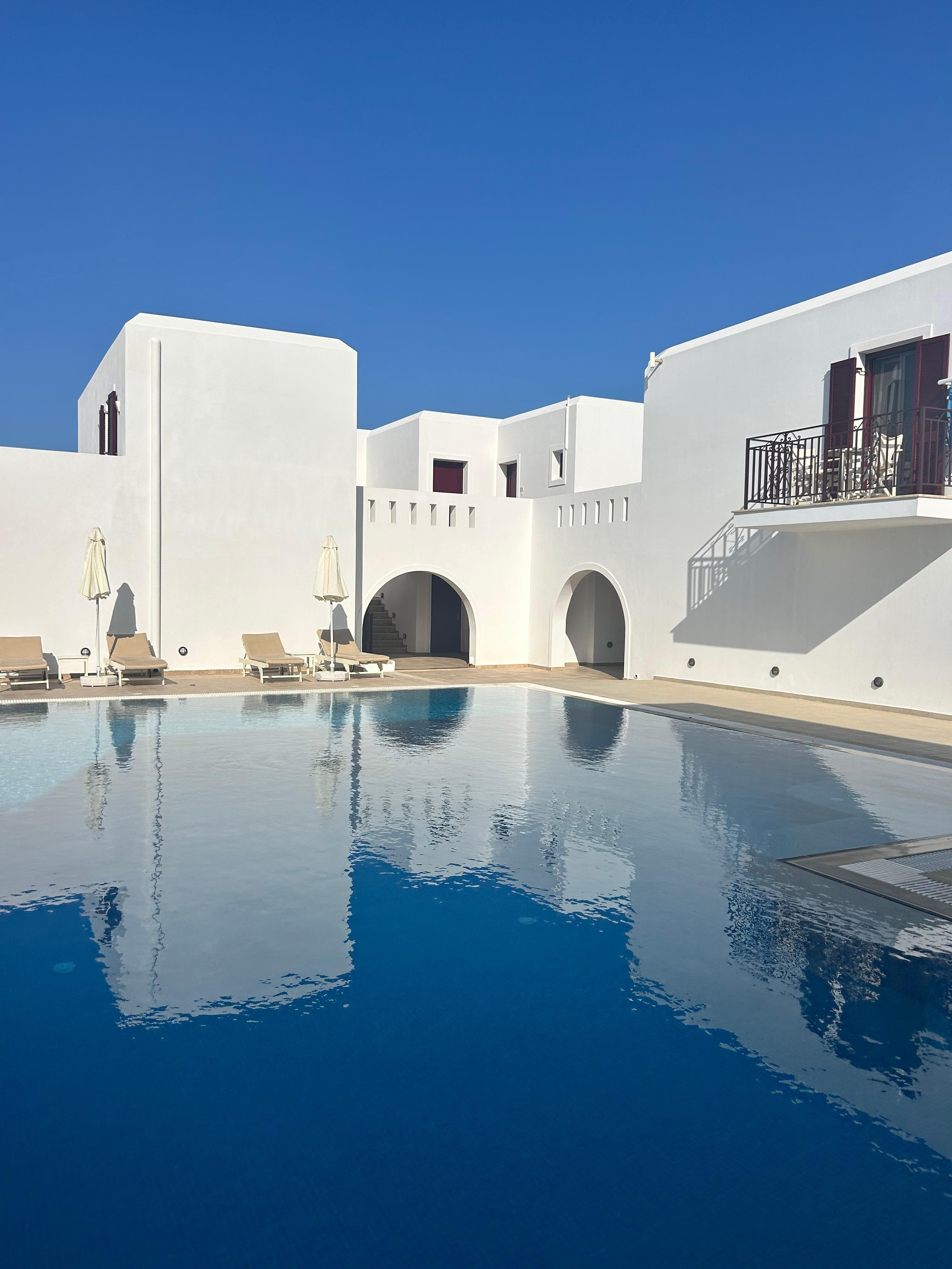 Hotel pool area