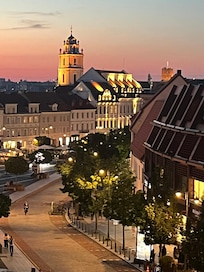 View from room at night