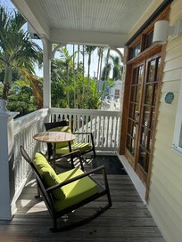 Cute seating outside our room