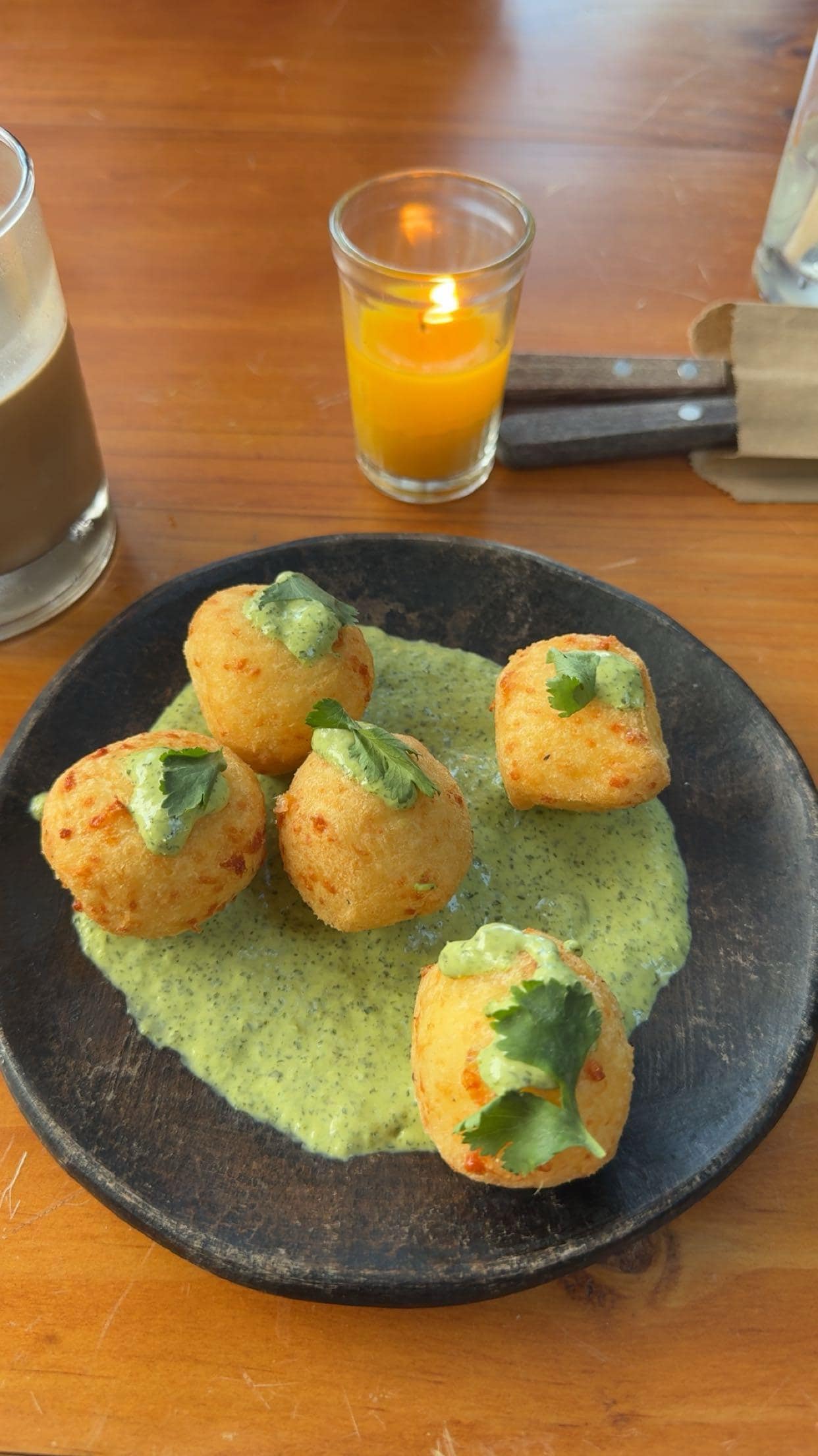 Yuca balls with cheese were delish