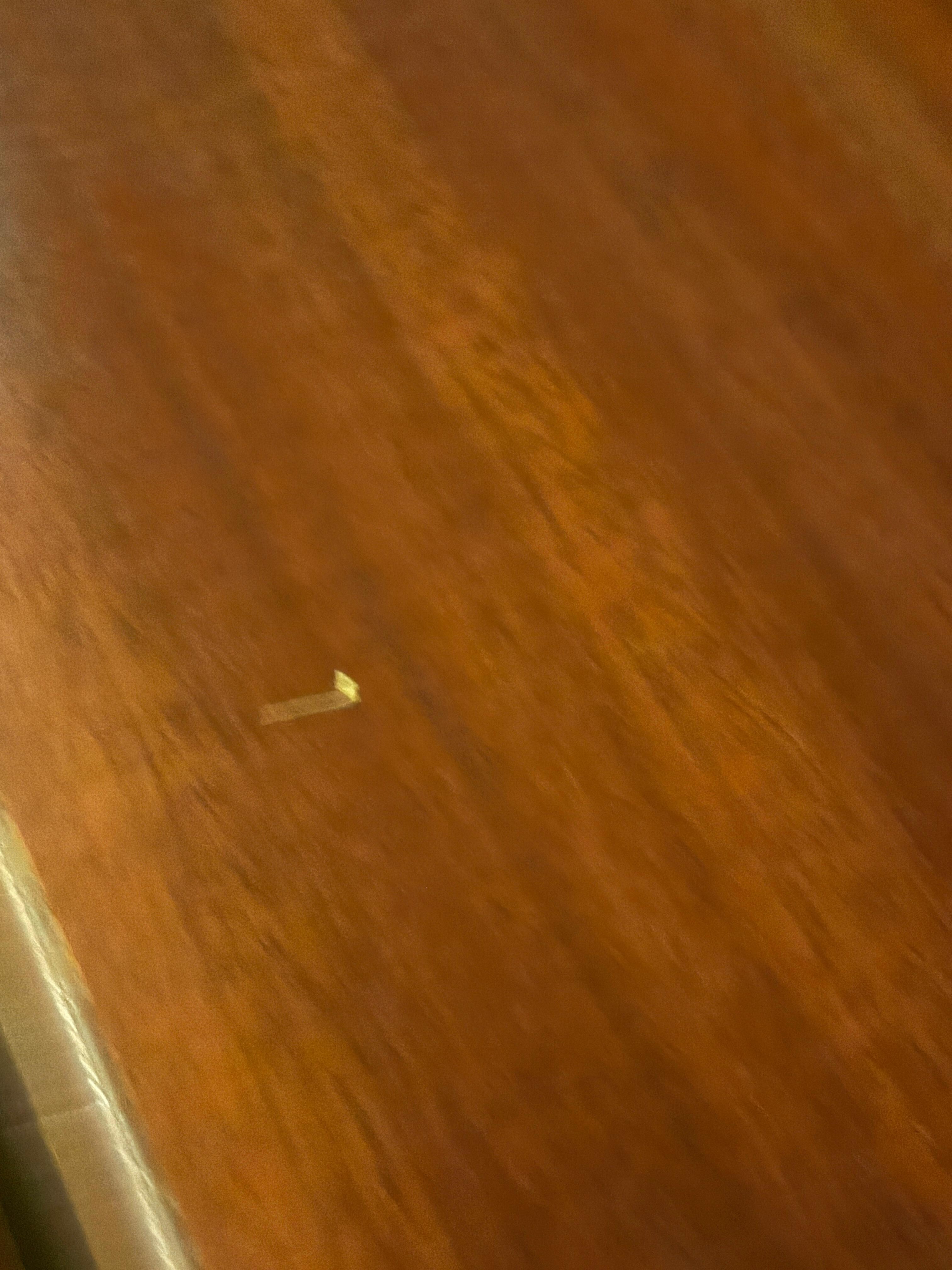 Main touch surface had crumbs. 