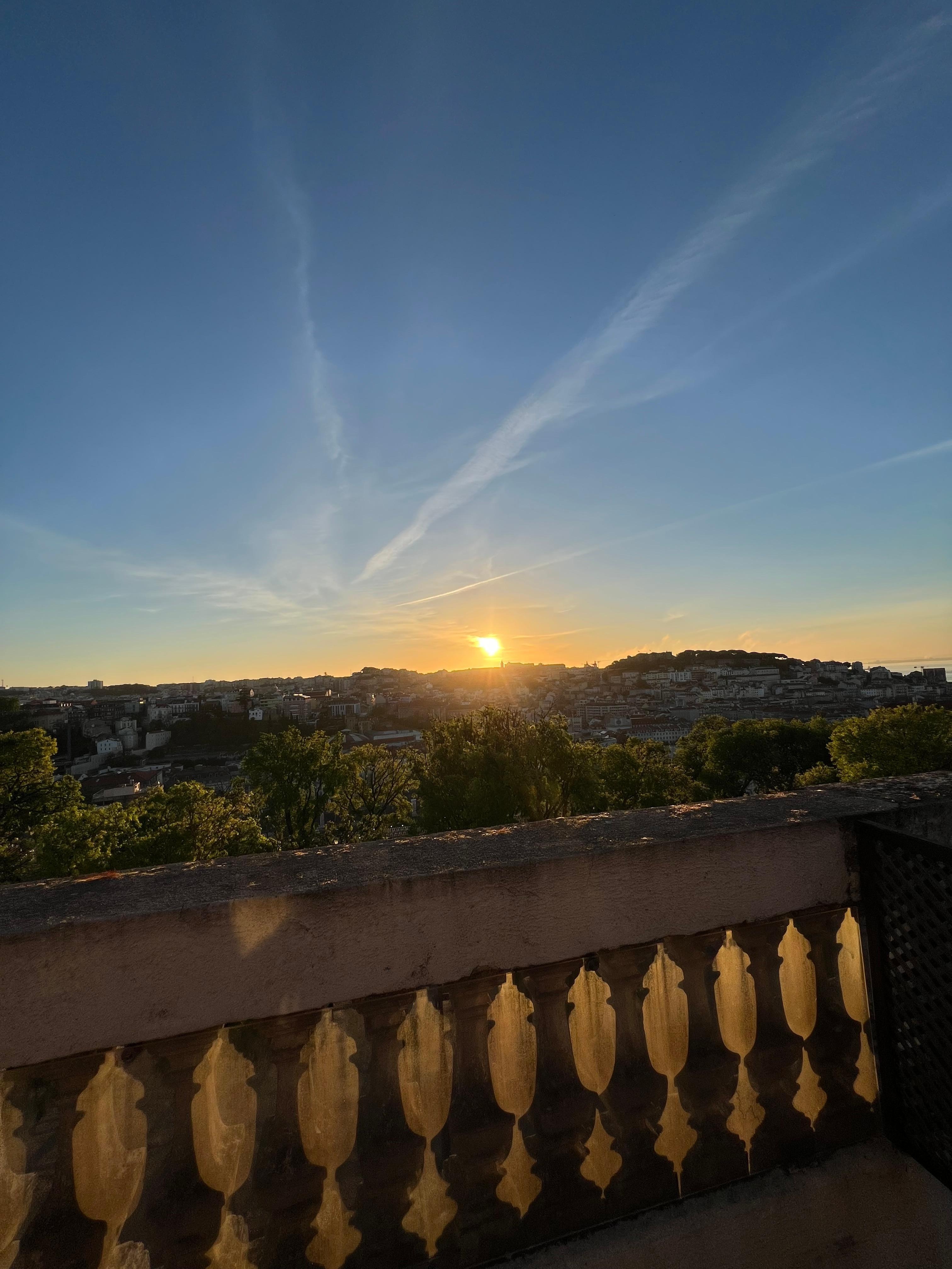 Sunrise from the terrace room